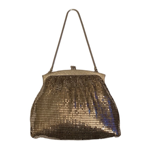 Whiting & Davis Handbags - ⚡️Host Pick!⚡️Vintage Whiting & Davis Silver Mesh Purse 1960s 1970s